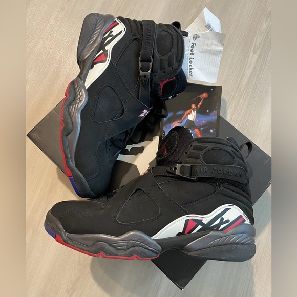 Deadstock 2013 Jordan 8 Retro Playoff Sz 9.5 W/ Card And Original Receipt